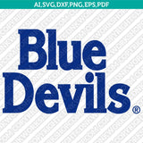 Duke Blue Devils Logo SVG Bundle | NCAA College Vector Cricut