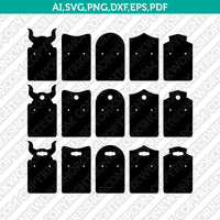Earring Holder Display Cards Template SVG DXF Cricut Cut File