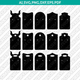 Earring Holder Display Cards Template SVG DXF Cricut Cut File