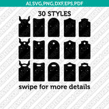 Earring Holder Display Cards Template SVG DXF Cricut Cut File