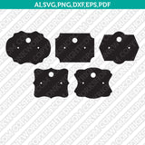 Earring Holder Display Cards Template SVG Vector Cricut Cut File Clipart Png Eps Dxf