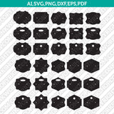 Earring Holder Display Cards Template SVG Vector Cricut Cut File Clipart Png Eps Dxf