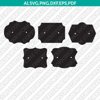 Earring Holder Display Cards Template SVG Vector Cricut Cut File Clipart Png Eps Dxf