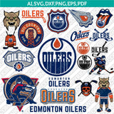 Edmonton Oilers Logo SVG | NHL Hockey Team Vector Cricut Silhouette