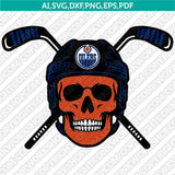 Edmonton Oilers Logo SVG | NHL Hockey Team Vector Cricut Silhouette