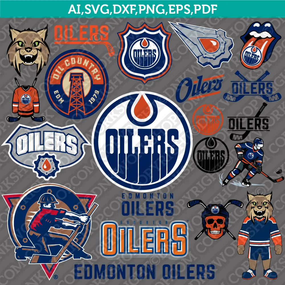 Edmonton Oilers SVG Logo | Vector Cutting Files for Cricut – DNKWorkshop
