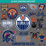 Edmonton Oilers Logo SVG | NHL Hockey Team Vector Cricut Silhouette