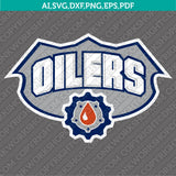 Edmonton Oilers Logo SVG | NHL Hockey Team Vector Cricut Silhouette