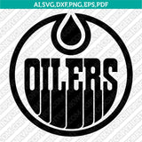 Edmonton Oilers Logo SVG | NHL Hockey Team Vector Cricut Silhouette