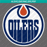 Edmonton Oilers Logo SVG | NHL Hockey Team Vector Cricut Silhouette