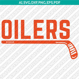 Edmonton Oilers Logo SVG | NHL Hockey Team Vector Cricut Silhouette