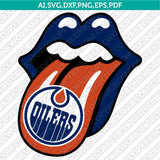 Edmonton Oilers Logo SVG | NHL Hockey Team Vector Cricut Silhouette