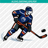 Edmonton Oilers Logo SVG | NHL Hockey Team Vector Cricut Silhouette
