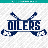 Edmonton Oilers Logo SVG | NHL Hockey Team Vector Cricut Silhouette