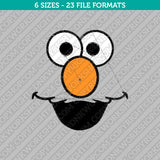 Elmo Face Embroidery Design - 6 Sizes - INSTANT DOWNLOAD