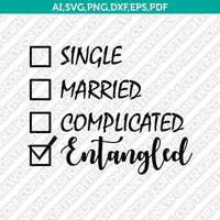 Entanglement Entangled SVG Cut File Vector Cricut Silhouette Cameo Clipart Png Dxf Eps