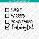 Entanglement Entangled SVG Cut File Vector Cricut Silhouette Cameo Clipart Png Dxf Eps