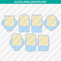 A7 Envelope Template For 5x7 Invitation Template SVG Laser Cut File Vector Cricut Silhouette Cameo Clipart Png Dxf Eps