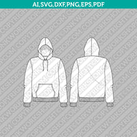 Essentials Set Hoodie Joggers Shorts Legging Sportswear Activewear Bundle SVG Sketch Fashion CAD Technical Flat Cut File PDF Vector Cricut