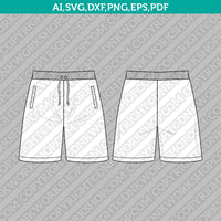 Essentials Set Hoodie Joggers Shorts Legging Sportswear Activewear Bundle SVG Sketch Fashion CAD Technical Flat Cut File PDF Vector Cricut