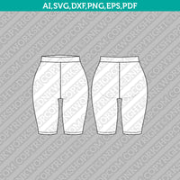 Essentials Set Hoodie Joggers Shorts Legging Sportswear Activewear Bundle SVG Sketch Fashion CAD Technical Flat Cut File PDF Vector Cricut