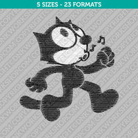 Felix The Cat Embroidery Design - 5 Sizes - INSTANT DOWNLOAD