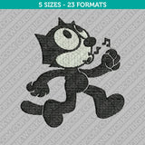Felix The Cat Embroidery Design - 5 Sizes - INSTANT DOWNLOAD
