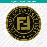 Fendi Logo SVG Cut File Cricut Clipart Dxf Eps Png Silhouette Cameo