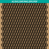 Fendi Pattern SVG Cricut Cut File Sticker Decal Clipart Png Eps Dxf Vector