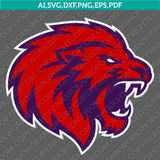 Firenze Red Lions SVG Bundle | AFLE Football Logo Vector Cricut