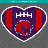 Firenze Red Lions SVG Bundle | AFLE Football Logo Vector Cricut
