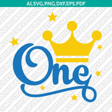 First 1st One Birthday Boy Girl Party Baby Silhouette Cameo SVG Vector Cricut Cut File Clipart Png Eps Dxf