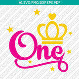 First 1st One Birthday Boy Girl Party Baby Silhouette Cameo SVG Vector Cricut Cut File Clipart Png Eps Dxf