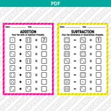 First Grade Math Worksheets Printable PDF