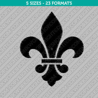 Fleur de Lis Embroidery Design - 5 Sizes - INSTANT DOWNLOAD