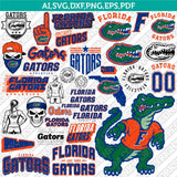 Florida Gators Logo SVG Bundle | NCAA College Vector Cricut