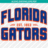 Florida Gators Logo SVG Bundle | NCAA College Vector Cricut
