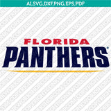 Florida Panthers Logo SVG | NHL Vector Cricut Silhouette