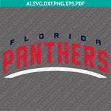 Florida Panthers Logo SVG | NHL Vector Cricut Silhouette