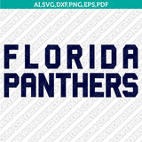 Florida Panthers Logo SVG | NHL Vector Cricut Silhouette