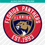 Florida Panthers Logo SVG | NHL Vector Cricut Silhouette