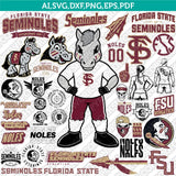 Florida State Seminoles Logo SVG Bundle | NCAA College Vector Cricut