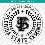 Florida State Seminoles Logo SVG Bundle | NCAA College Vector Cricut