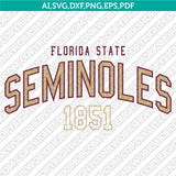 Florida State Seminoles Logo SVG Bundle | NCAA College Vector Cricut