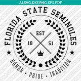 Florida State Seminoles Logo SVG Bundle | NCAA College Vector Cricut