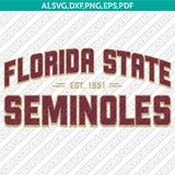 Florida State Seminoles Logo SVG Bundle | NCAA College Vector Cricut
