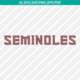 Florida State Seminoles Logo SVG Bundle | NCAA College Vector Cricut