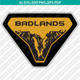 Ford Bronco Badge Logo SVG Bundle – Adventure Vector Cricut (Badlands, Outer Banks, Big Bend, Black Diamond)