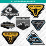  Ford Bronco Badge Logo SVG Bundle – Adventure Vector Cricut (Badlands, Outer Banks, Big Bend, Black Diamond)