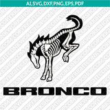 Ford Bronco Logo SVG Bundle Vector Cricut